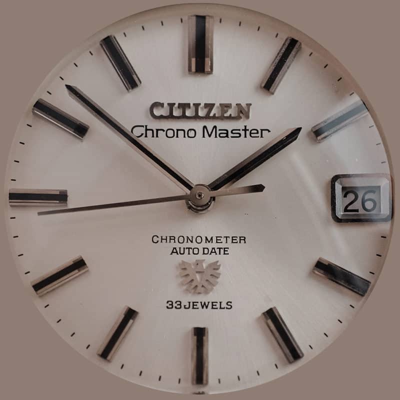 Citizen Chrono Master Chronometer dial