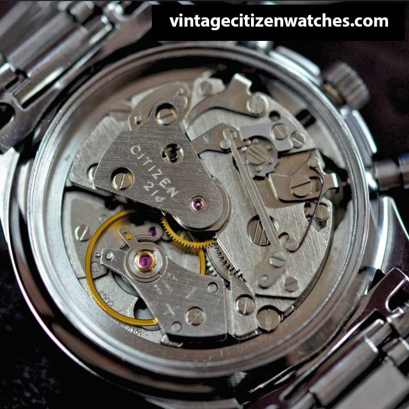 Citizen Record Master movement. Photo from vintagecitizenwatches.com