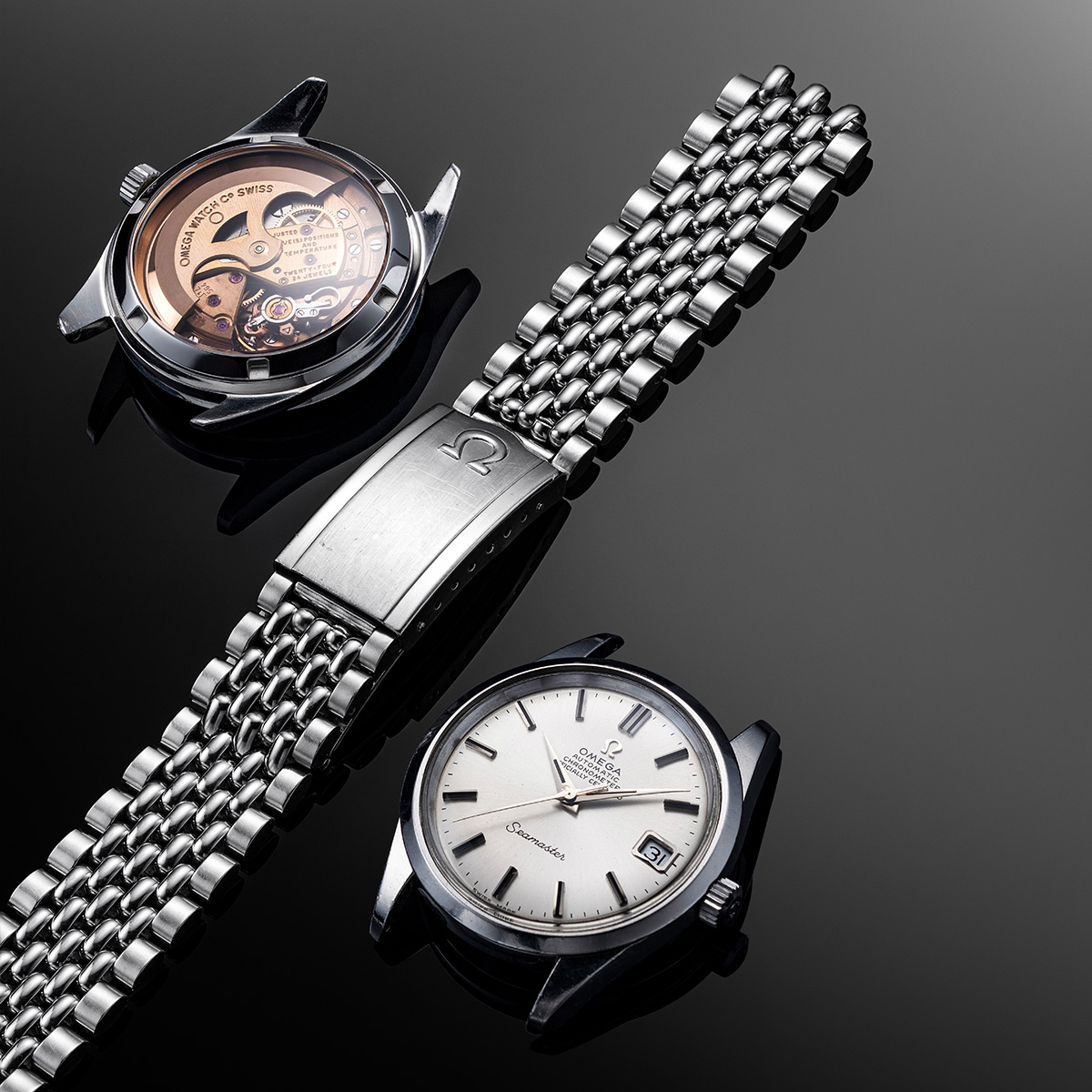 Omega Seamaster beads of rice bracelet