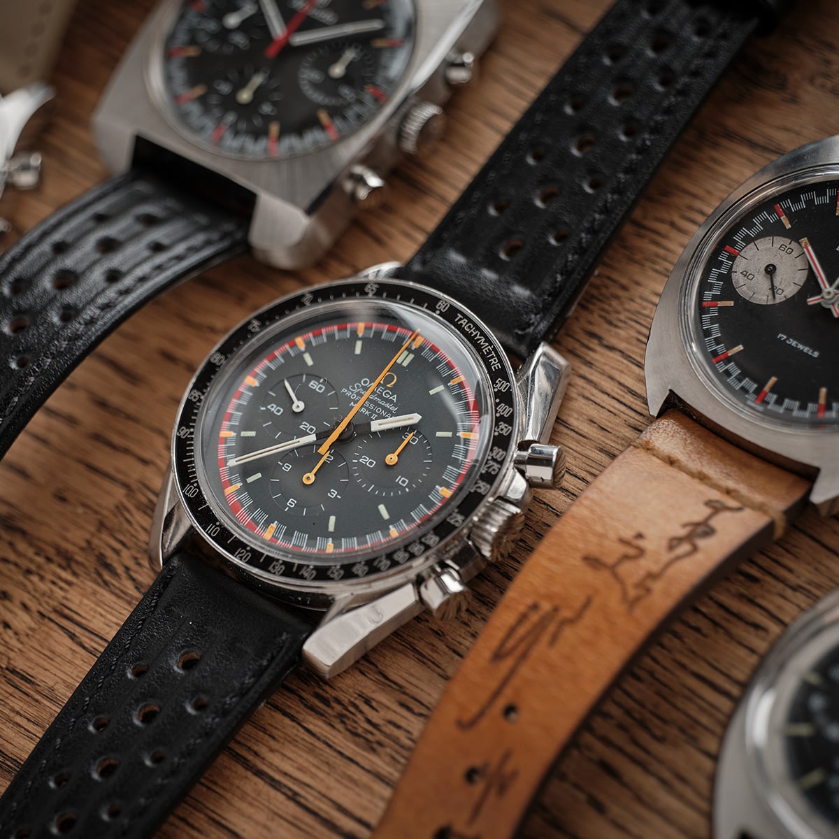 Exotic dial chronographs and Speedmaster