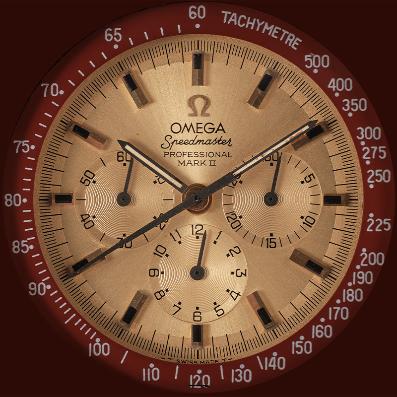 Omega Speedmaster Professional Mark II 145.034 dial