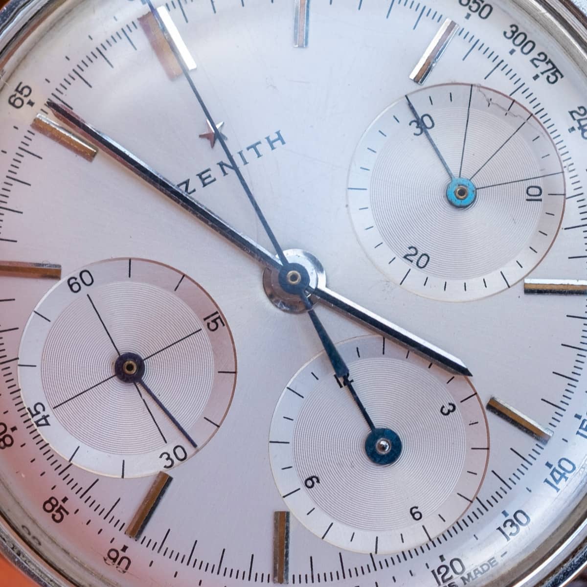 Zenith A273 chronograph dial
