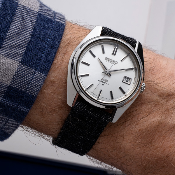 Jeans - watch strap made from high-quality Japanese denim